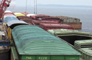 Barges transport goods from Morgan County, AL