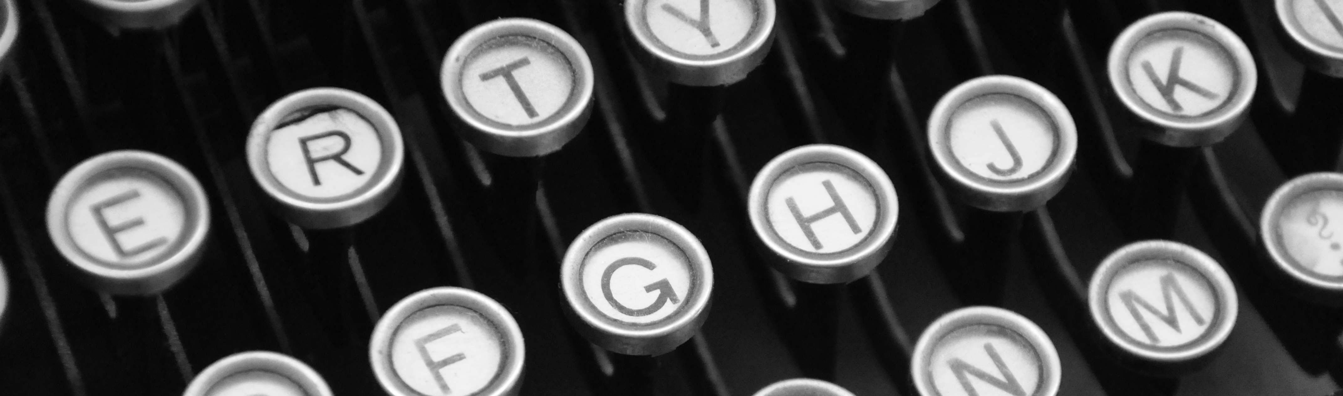 typewriter header